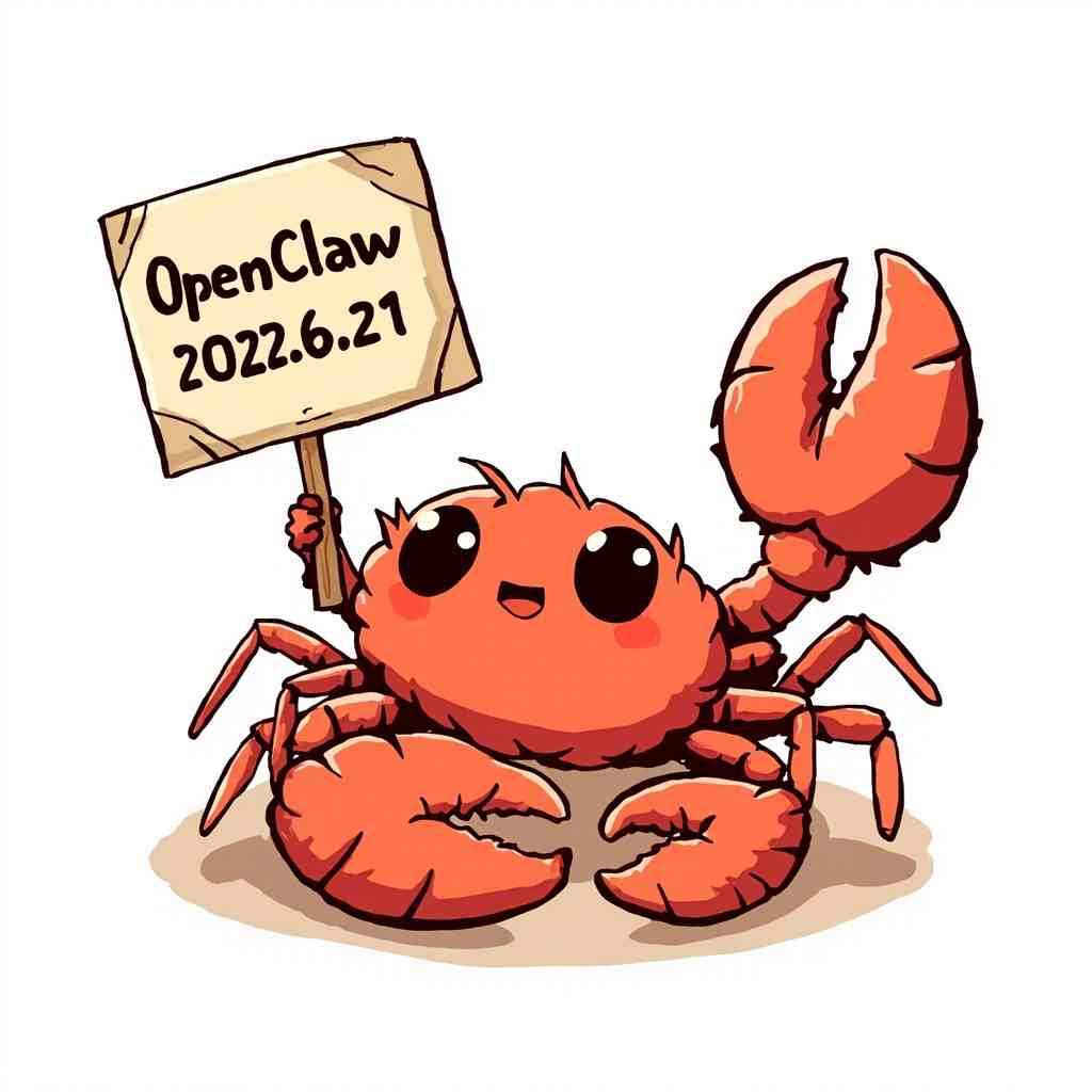 OpenClaw 2026.4.21 升级纪念小龙虾图片